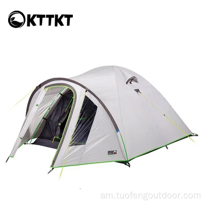 3.3 ኪግ ግራጫ እና ነጭ ቀላል ክብደት ያለው ድንኳን